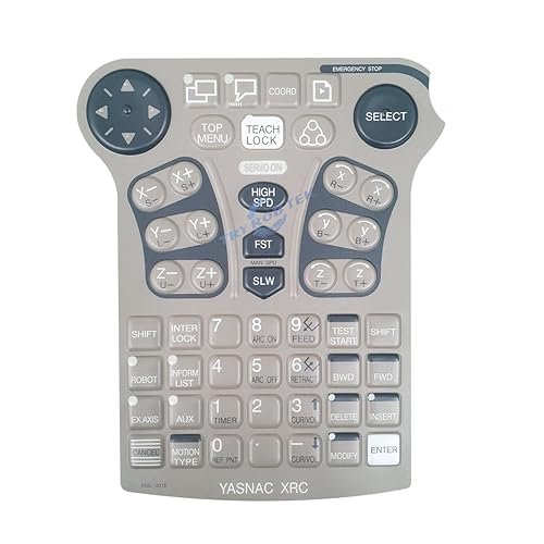 XKS-001E, Membrane Keypad for YASKAWA JZNC-XPP02B, JZNC-XPP04B, XRC Teach Pendant Keysheet Film - Poueer