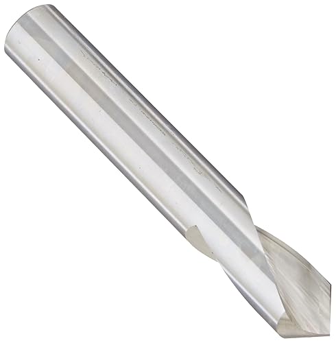 KEO 35611 Cobalt Steel NC Spotting Drill Bit, Uncoated (Bright) Finish, Round Shank, Right Hand Flute, 90 Degree Point Angle, 20mm Body Diameter, 131mm Overall Length - Poueer