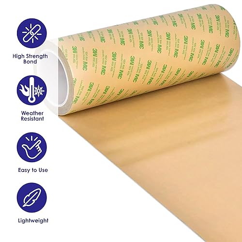 CANOPUS Double Sided Transfer Sheet, 468MP Adhesive Transfer Tape, 12in x 5yd - Poueer