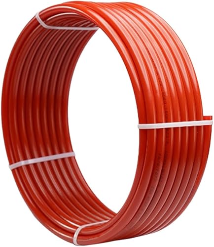 PEX-A Pipe, 1/2 Inch x 100 Feet Blue Pipe, NSF Certified for Potable Water, PEX-A Tubing for Plumbing, Floor/Wall Plumbing Tools Pex Fittings for Hot/Cold Water - Poueer