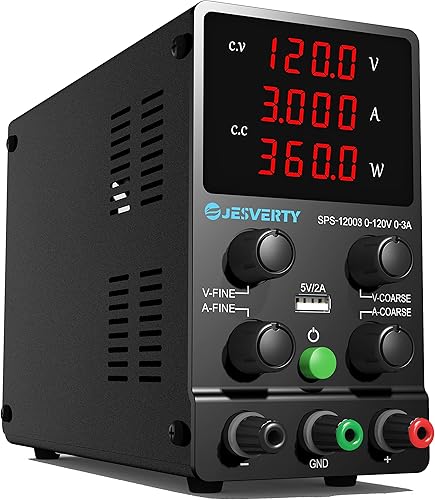 DC Power Supply Variable + 60W Digital Display Soldering Iron Station Kit - Poueer