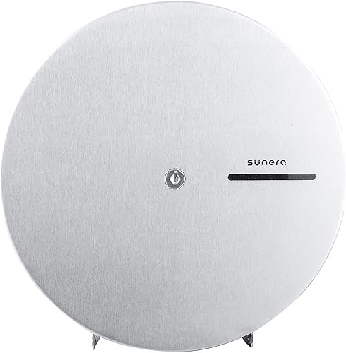 Sunera 9' Jumbo Roll Toilet Paper Dispenser Wall Mount Jumbo Toilet Tissue Holder Single Roll Toilet Paper Holder 304 Stainless Steel Brush Commercial & Home use - Poueer