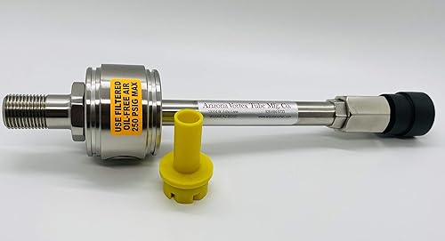 Arizona Vortex Tube 35 Scfm Stainless Steel 25 cfm 80-100 psig 1/4 MNPT 8.25 x 1.75 in - Poueer