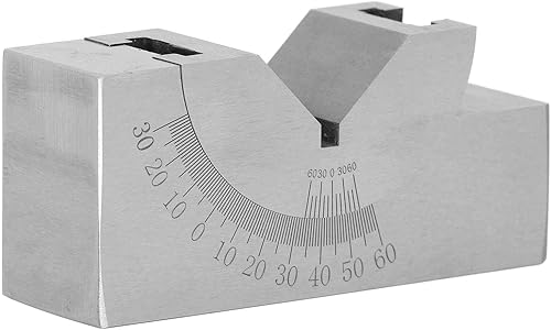 V-Blocks, Micro Adjustable Protractor, Alloy Steel, High Precision Angle V-Block Milling Machines - Poueer
