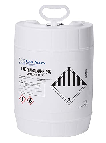 Triethanolamine 99%, Lab Grade - 1 Gallon - Poueer