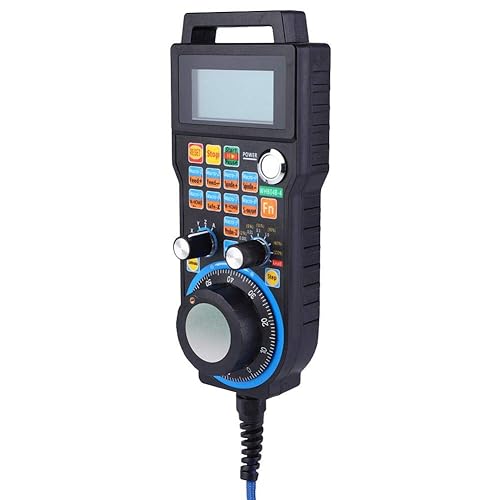 Electronic Hand Wheel, Handheld Wired Control Electronic Hand Wheel for CNC Engraving Machine Mach3 System - Poueer