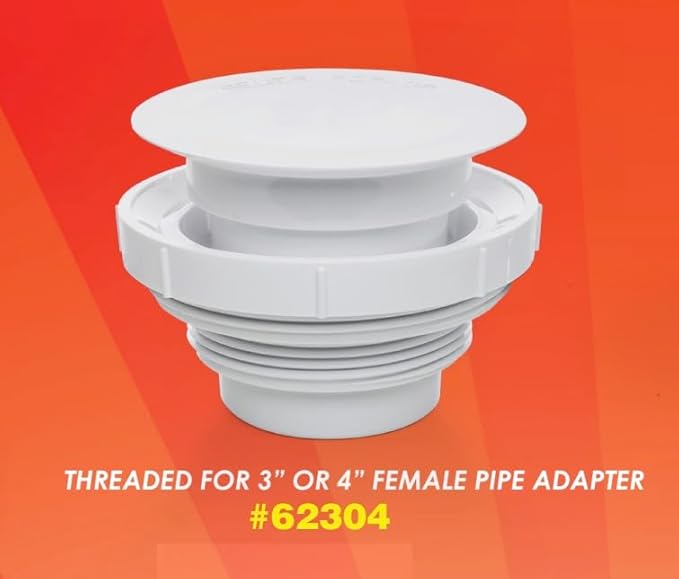 3' x 4' Sewer Pop-Up Cleanout & Relief Valve - Poueer