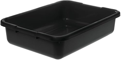 Cambro Black Plastic Single Compartment Bus Box - 21' L x 15' W x 5' H - Poueer