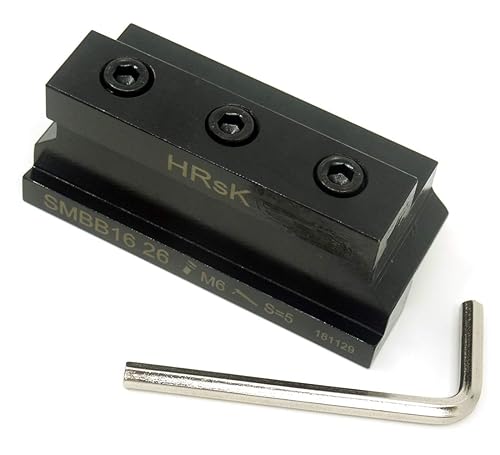 SMBB1626 Cut-Off Tool Holder Plate Base Block for SPB226/326/426/526 Parting Blade - Poueer