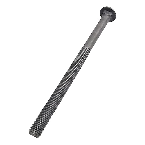 5/8' - 11 x 10 Carriage Bolt | Round Head | Hot Dip Galvanized | 15pcs Box - Poueer