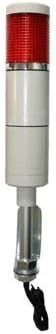 LED Andon LD-5211-101 LED Tower Light, LED andon light, LED stacklight, 120V, R with Flashing Capabilities - Poueer