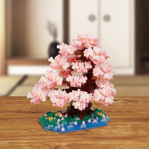 nanoblock - Culture - Yoshino Cherry, Advanced Hobby Series Building Kit - Poueer