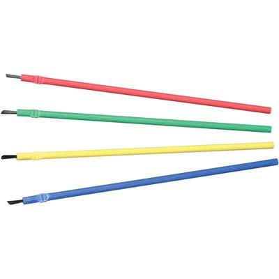 3M ESPE 3402 Bendable Applicator Brush, Blue/Green/Yellow/Red (Pack of 120) - Poueer