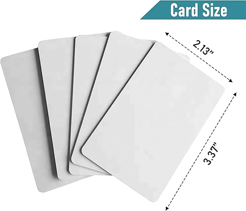 E-TECH MIFARE 1K Cards Pack of 200 – 13.56MHz Plastic White Proximity Card - Card for Hotel Room Key, Office Access – ISO14443A Pre-Programmed Smart Cards - Poueer